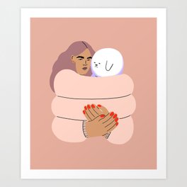 best friend Art Print