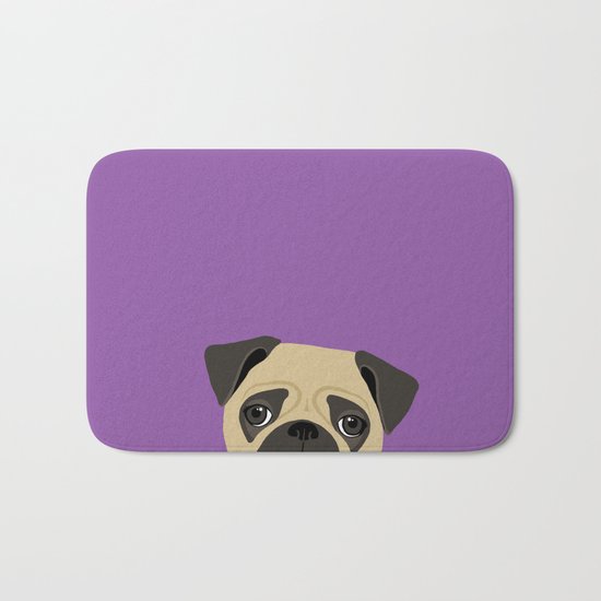Pug Bath Mat