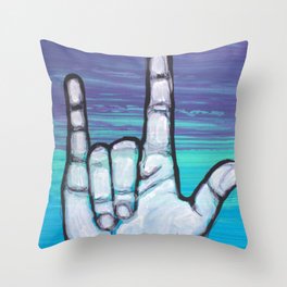Love ASL Throw Pillow