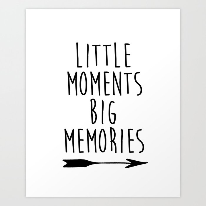 Baby Room Decor Little Moments Big Memories Printable Wall Art