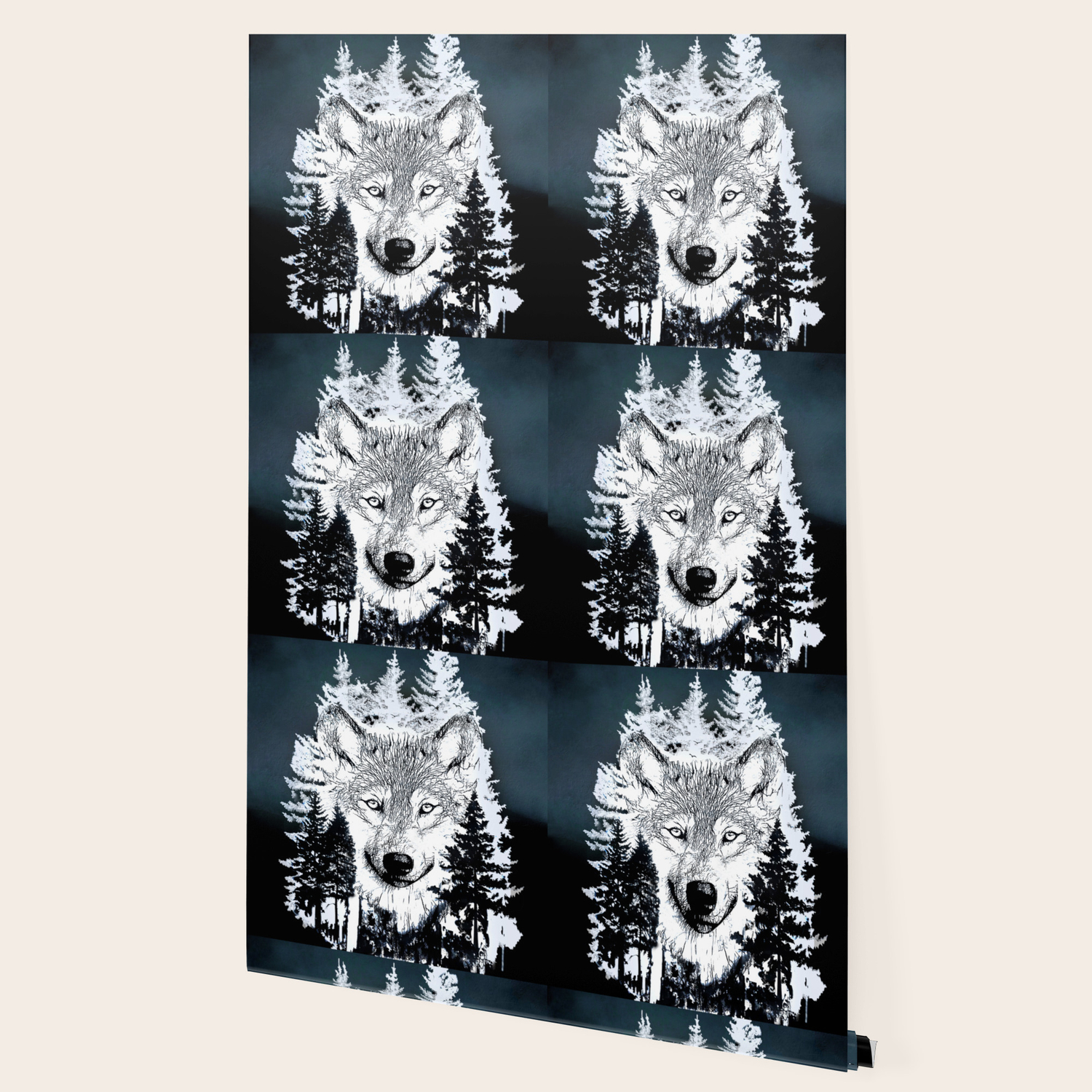 Forest Wolf Art Wallpaper By Nadja1 Society6