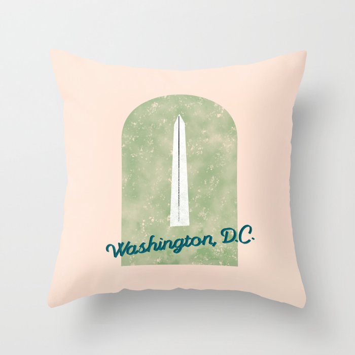 Washington DC Throw Pillow