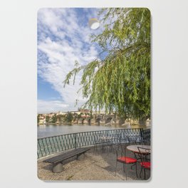 Cozy view of Charles Bridge Cutting Board