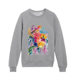 watercolor bouquet N.o 2 Kids Crewneck