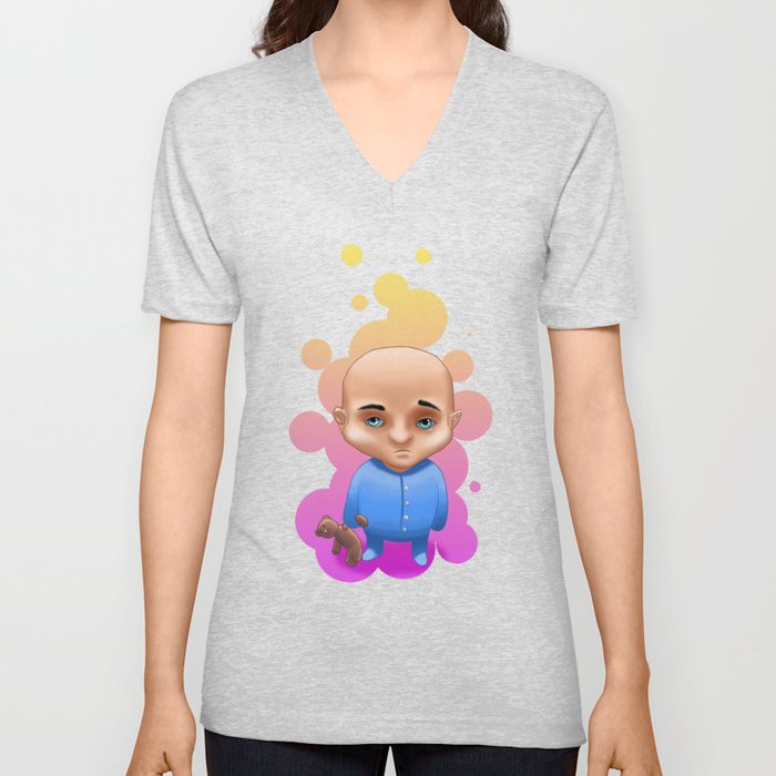 Little Kid V Neck T Shirt