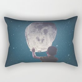 Moon Lanterns Rectangular Pillow