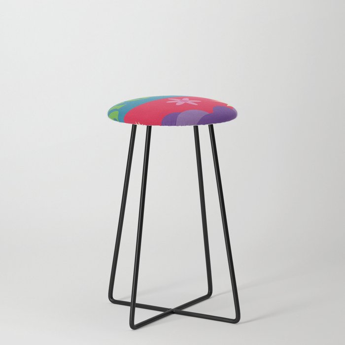 Stay Groovy * Counter Stool