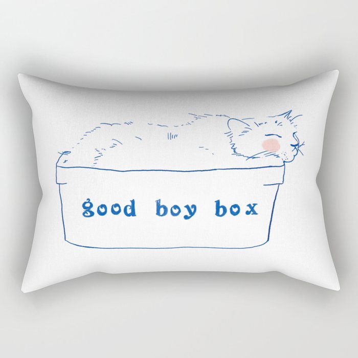 good boy box Rectangular Pillow