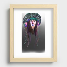 Jellyfish Girl Recessed Framed Print