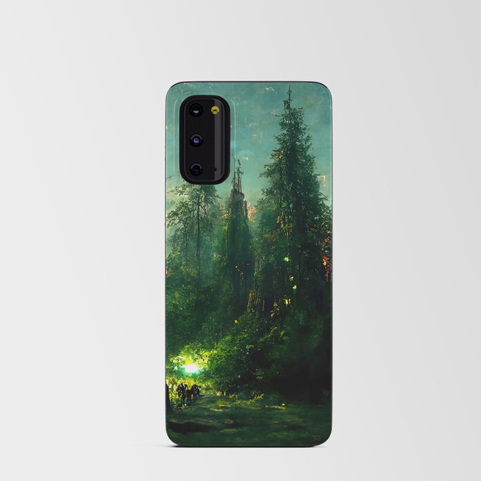 Walking into the forest of Elves Android Card Case