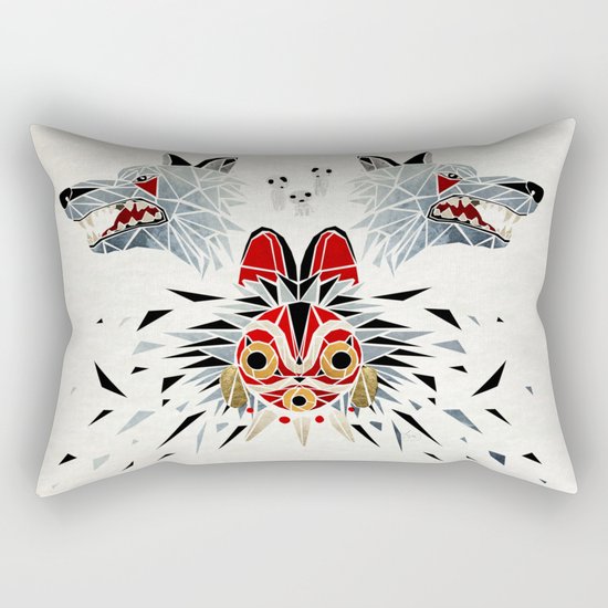mononoke princess Rectangular Pillow