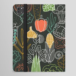 Vegetable Icons iPad Folio Case