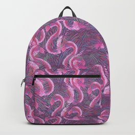 Purple flamingos Backpack