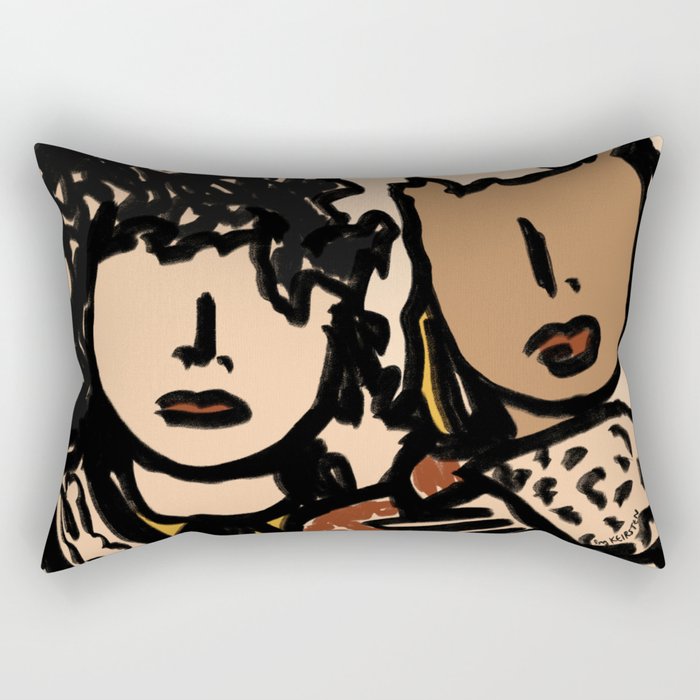 "You Are Loved Girl" by Keirsten (Joy In Quarantine) Rectangular Pillow