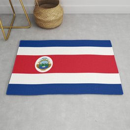 Costa Rica Flag Rug