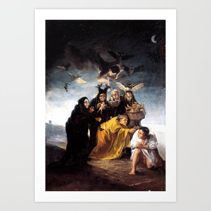 The Witches Spell- Francisco Goya Art Print