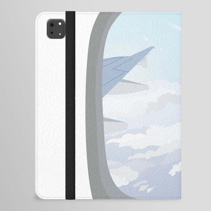 Plane window - "On my way" iPad Folio Case