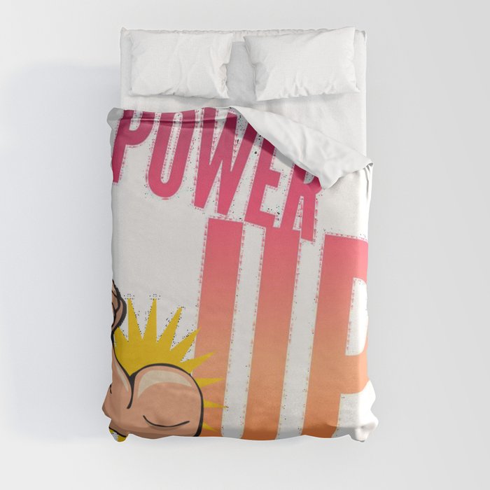 Best Entrepreneur Quotes - Power Up Duvet Cover