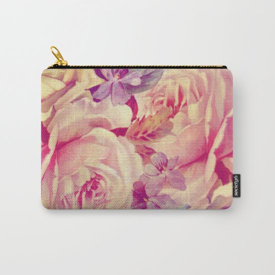 soft vintage roses Carry-All Pouch