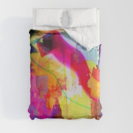 Neon Magic Duvet Cover