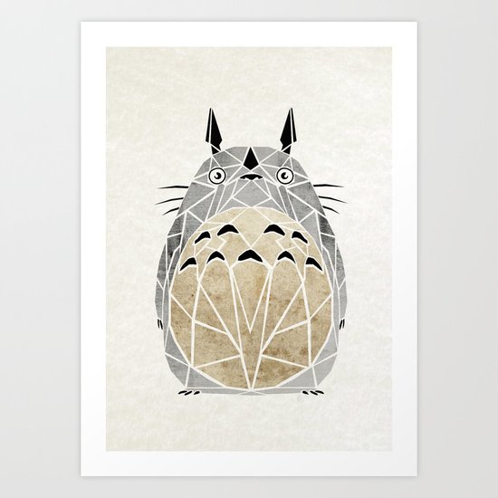 totoro Art Print