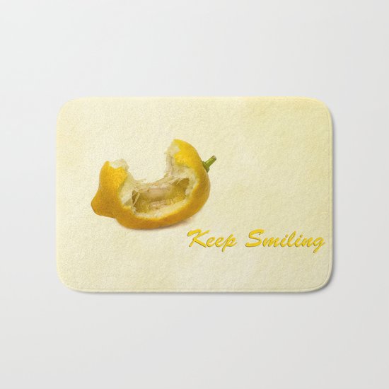 Lemon - Keep Smiling Bath Mat