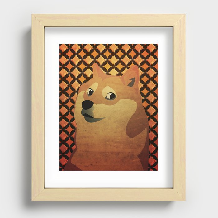 Doge Recessed Framed Print