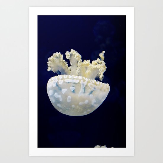 Falling Jellyfish Art Print