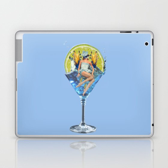Blue Fish Lady Laptop & iPad Skin
