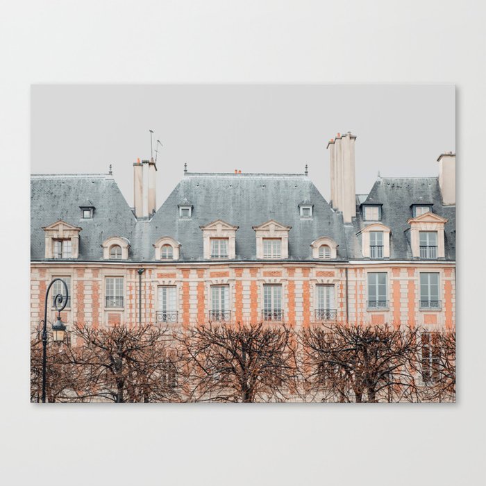 Place des Vosges - Paris Travel Photography Canvas Print