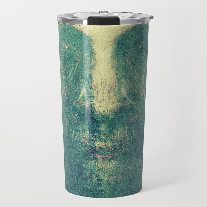 Scary ghost face #7 | AI fantasy art Travel Mug