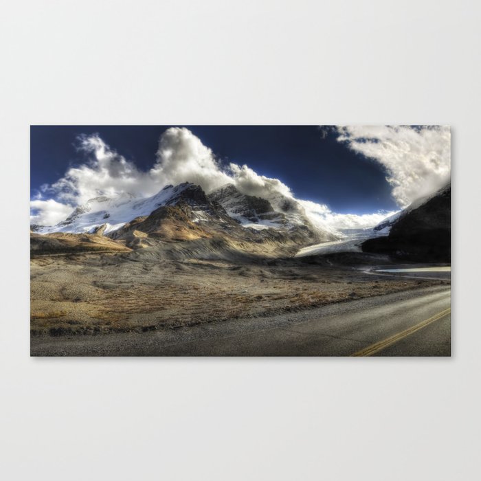 Glacier Expressif Canvas Print
