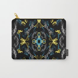 Abstract Silk Drawing Carry-All Pouch