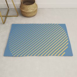 Colorful geometric 66-blue,yellow Rug