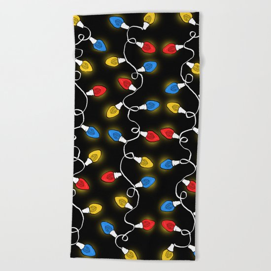 Christmas Lights II Beach Towel