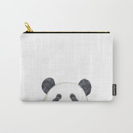 Panda peeking Painting Wall Poster Watercolor Carry-All Pouch