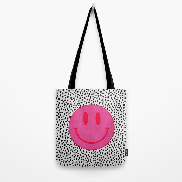 Teen Girls Ombre Smile Canvas Tote Bag