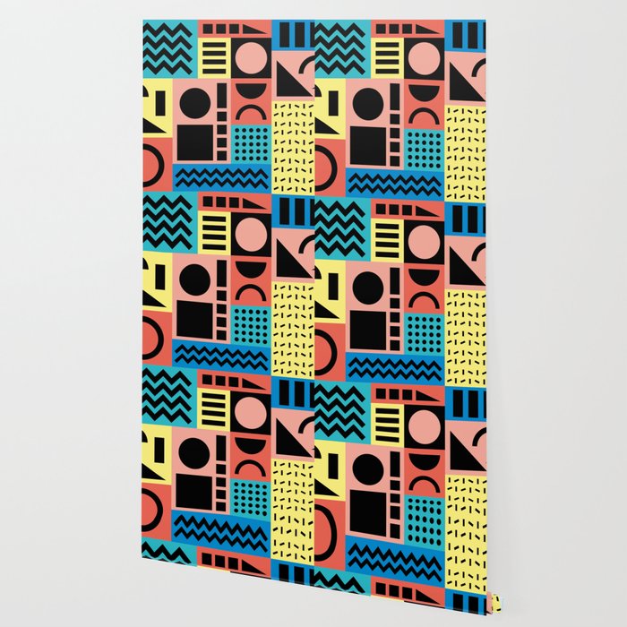 Neo Memphis Pattern 1 Abstract Geometric 80s 90s Retro