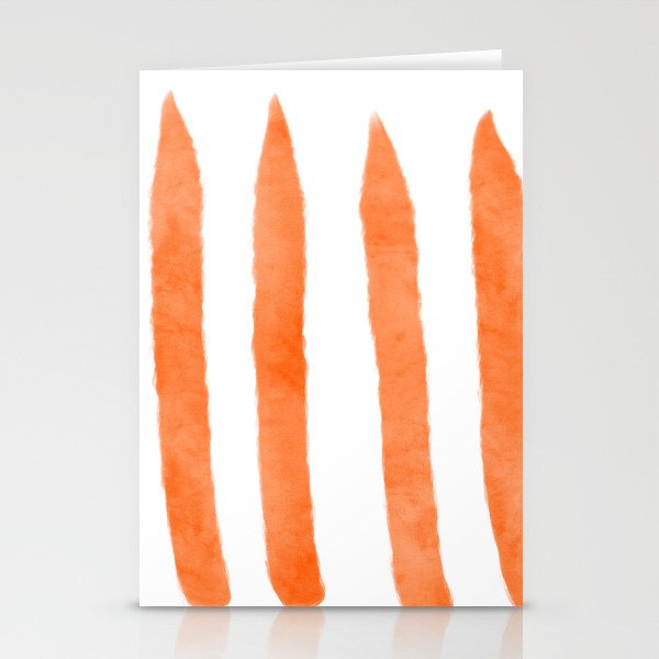 Watercolor Vertical Lines With White 58 Stationery Cards