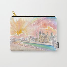 Ghent Belgium Historic City Center with Sunset Carry-All Pouch