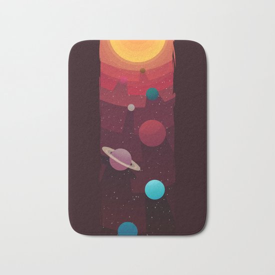 Solar System Bath Mat