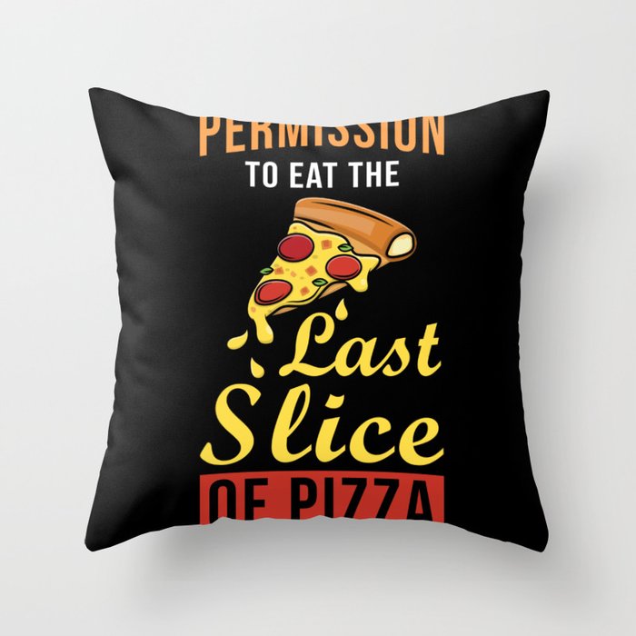 Pizza Slice Throw Pillow