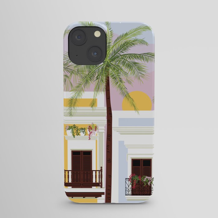 Puerto Rico Houses in the Sunset iPhone Case