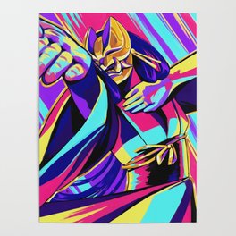Gold mask Poster