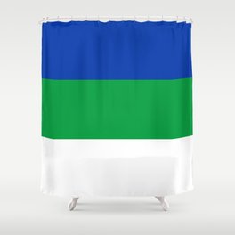 flag of Komi Shower Curtain