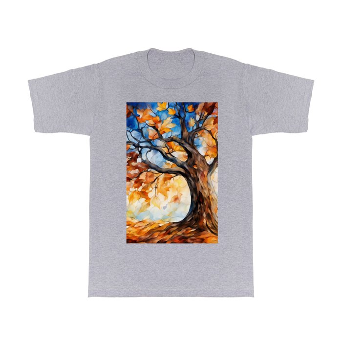 Stained Glass Abstract Autumn/Fall  T Shirt