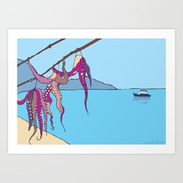 Octapus Art Print