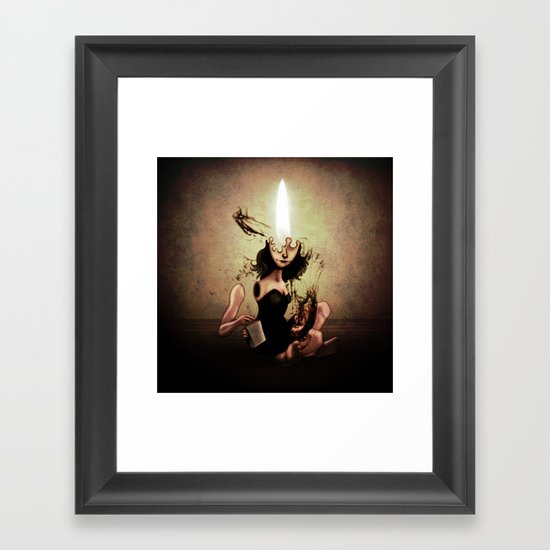 The Poet "Flame" Framed Art Print