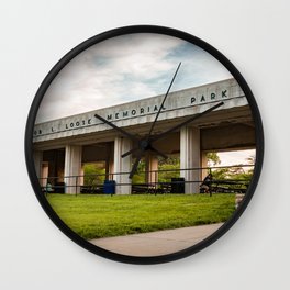 Jacob L Loose Memorial Park Shelter - Kansas City Wall Clock | Kcprints, Photo, Collonade, Fineart, Memorialpark, Missouri, Homedecor, Kcwallart, Historicpark, Loosepark 