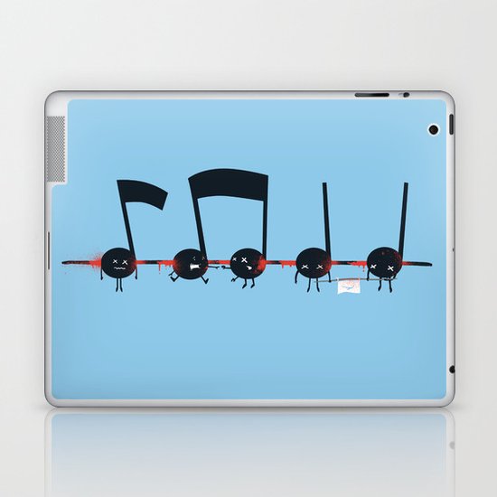 Dead Notes Laptop & iPad Skin